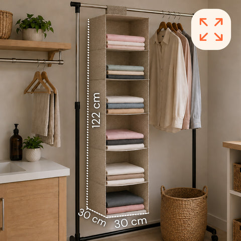Organizzatore Per Biancheria Con 6 Scomparti
