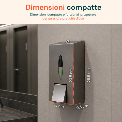 Dispenser Per Sapone Liquido Acciaio