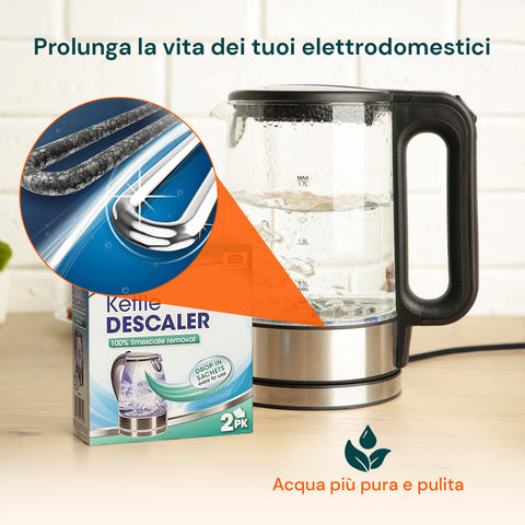 Anticalcare Universale per Elettrodomestici – Set 2 Bustine 40g
