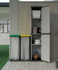 Armadio Alto a 1 Anta con 1 Ripiano 34x40x165cm
