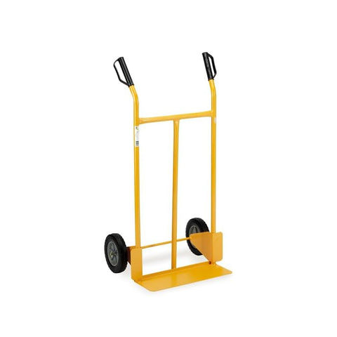 Carrello Trasporto Leggero In Acciaio Verniciato Giallo Con Portata Max 200 Kg