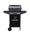garden friend barbecue a gas a 2 fuochi john in acciaio nero con ruote ean 8023755068400