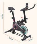 Indoor Bike Professionale – Telaio in Acciaio e Display con Supporto Telefono