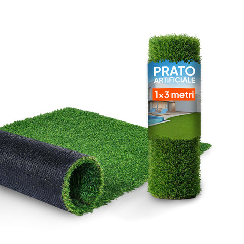 Prato Sintetico 1x3m - Erba Artificiale per Giardino e Balcone
