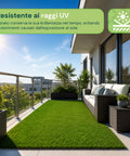 Prato Sintetico 1x3m - Erba Artificiale per Giardino e Balcone