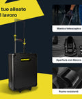Set Utensili Professionale da 699 Pezzi in Valigetta Trolley – CraftyCart Nero