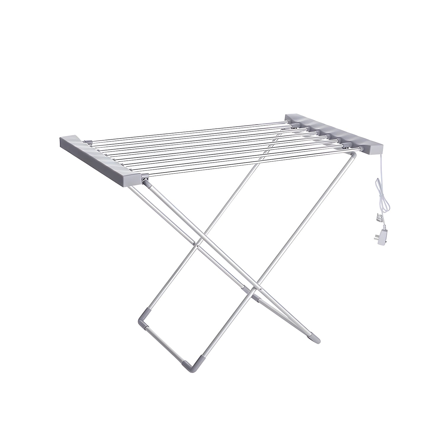 Stendibiancheria Riscaldato in Alluminio – 8 Barre e Design Pieghevole