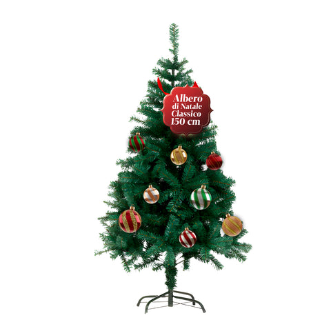 Klassieke kerstboom – Volle en stabiele takken, hoogte 150/180/210 cm