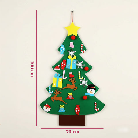 Albero di Natale in Feltro per Bambini – 26 Giochi Inclusi, Facile e Divertente