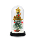 Albero di Natale Sotto Campana con Luci LED – Eleganza Natalizia Illuminata
