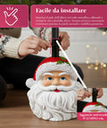 Supporto Albero di Natale Dipinto a Mano – Decorazione Unica e Divertente