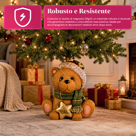 Decoratieve kerstboomstandaard, 10 uitvoeringen, van ijzer en magnesium, universele bevestiging, voor bomen tot 210 cm, 2 modellen met ledverlichting