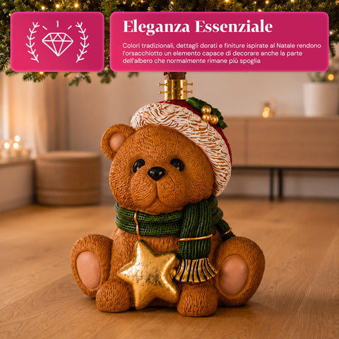 Decoratieve kerstboomstandaard, 10 uitvoeringen, van ijzer en magnesium, universele bevestiging, voor bomen tot 210 cm, 2 modellen met ledverlichting