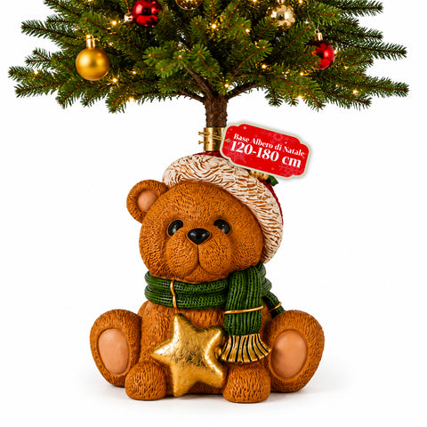 Decoratieve kerstboomstandaard, 10 uitvoeringen, van ijzer en magnesium, universele bevestiging, voor bomen tot 210 cm, 2 modellen met ledverlichting