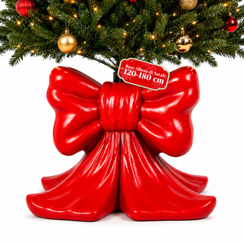 Decoratieve kerstboomstandaard, 10 uitvoeringen, van ijzer en magnesium, universele bevestiging, voor bomen tot 210 cm, 2 modellen met ledverlichting