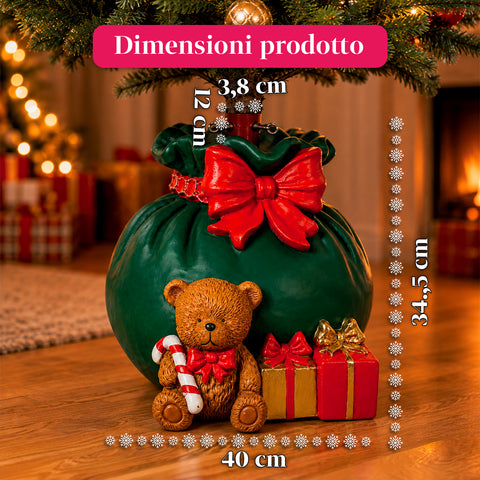 Decoratieve kerstboomstandaard, 10 uitvoeringen, van ijzer en magnesium, universele bevestiging, voor bomen tot 210 cm, 2 modellen met ledverlichting