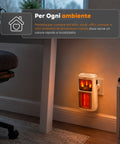 Stufetta Elettrica da Parete 400W con Design Compatto e Temperatura Regolabile