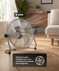 Ventilatore da Terra ø 40cm – Inclinabile, Potenza 65W e Pale in Metallo