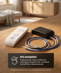 Device Trasmettitore e Ricevitore per Ventilatore da Soffitto con Telecomando – Controllo Luce, Timer e 3 Velocità – Universale ad Alta Efficienza – Risparmio Energetico e Avviamento Immediato