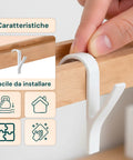 Ganci Multiuso in Plastica Resistente per Casa e Ufficio – Set da 10
