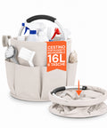 Secchiello Pieghevole Multiuso 16L con Tasche – Salvaspazio e Resistente