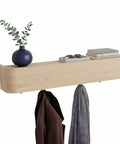Appendiabiti da Muro Design Moderno con 4 Ganci a Scomparsa