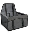 Seggiolino Auto per Cani Piccoli 39x39 H28cm Robusto con Gancio di Sicurezza