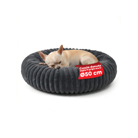 Zachte en comfortabele donutmand voor honden en katten, diverse maten en kleuren