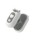Spazzola a Vapore per Cani e Gatti Ricaricabile USB-C con Ugello Spray e Scomparto Acqua Misure 6x5x11cm