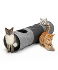 Tunnel per Gatti Spazioso con Palla da Gioco 30x130 cm Interattivo