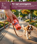 600 Sacchetti per Cani Biodegradabili per Bisogni – Formato Scorta 500+100 Omaggio – 40 Rotoli da 15 Sacchetti – Dimensioni 22x33cm Spessore 0,01 mm