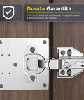 Set 16 Staffe in Acciaio Inox – Riparazione Cerniere e Mobili