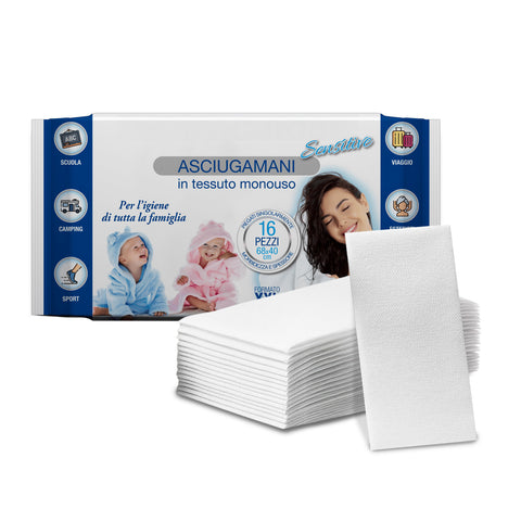 Wegwerphanddoeken 68x40 cm – XXL vliesstof, 16 / 576 stuks voor de dagelijkse hygiëne