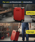 Set Utensili Professionale da 699 Pezzi in Valigetta Trolley – CraftyCart Rosso
