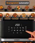 Friggitrice Aria 12L con Display LED Touch Timer 60 Min e Ricette Preimpostate