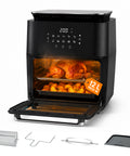 Friggitrice Aria 12L con Display LED Touch Timer 60 Min e Ricette Preimpostate