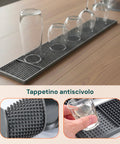 Set Silicone Cucina 5 Pezzi – Tappetino Lavello e Spugne Ultra-Assorbenti