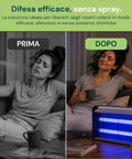 Lampada Insetticida Elettrica 30W Copertura 60m² con Vassoio Rimovibile, Zanzariera UV LED 8700h Cavo 1 mt e Catena per Fissaggio