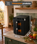 Friggitrice ad Aria 11 Litri Doppio Cestello 2800W con 13 Programmi e Touch Control e Accessori