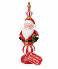 Statuetta Natalizia 76 cm in Resina – Babbo Natale e Soldatino Schiaccianoci