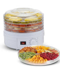 Mini Essiccatore Elettrico per Cibo – 5 Scomparti e Coperchio Trasparente