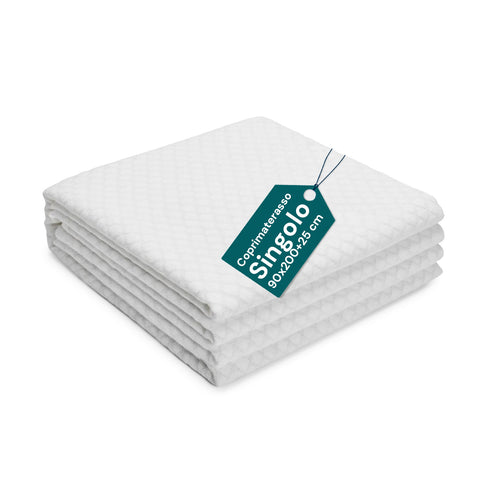 Matrasbeschermer van 100% polyestervezel – Rekbaar en met elastische hoeken