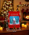 Cassetta Postale di Natale con Babbo Natale – LED, Musica e Effetto Neve