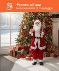Decoro Natalizio Babbo Natale – Stile Classico Perfetto per Ingresso Soggiorno