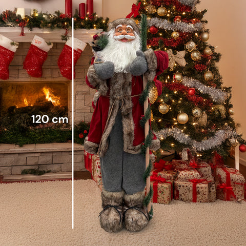 Kerstdecoratie met de kerstman – Klassieke stijl, perfect voor hal en woonkamer