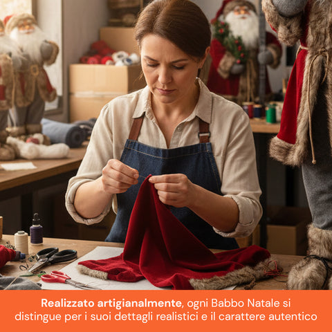Kerstdecoratie met de kerstman – Klassieke stijl, perfect voor hal en woonkamer
