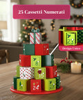 Calendari dell’Avvento – Versione Albero con Cassetti o Casette con Sticker