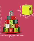 Calendari dell’Avvento – Versione Albero con Cassetti o Casette con Sticker