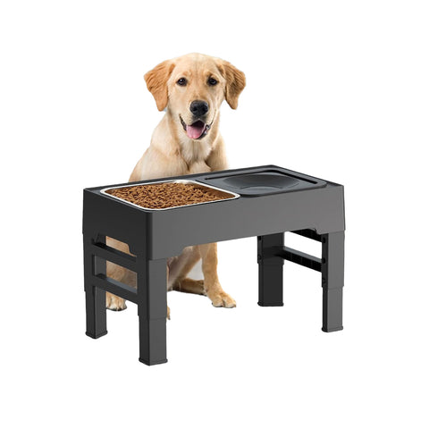 Verstelbare voerbakken, perfect voor alle honden – van 8,7 tot 28,8 cm hoog