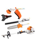 Decespugliatore a Scoppio 4 in 1 con Tagliasiepi, Motosega e Troncarami 52cc